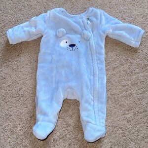 Bear fuzzy soft warm footsie